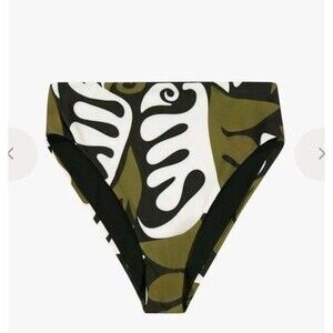 $195 MARA HOFFMAN Womens Imina Bikini Bottoms - Assana Print Size L